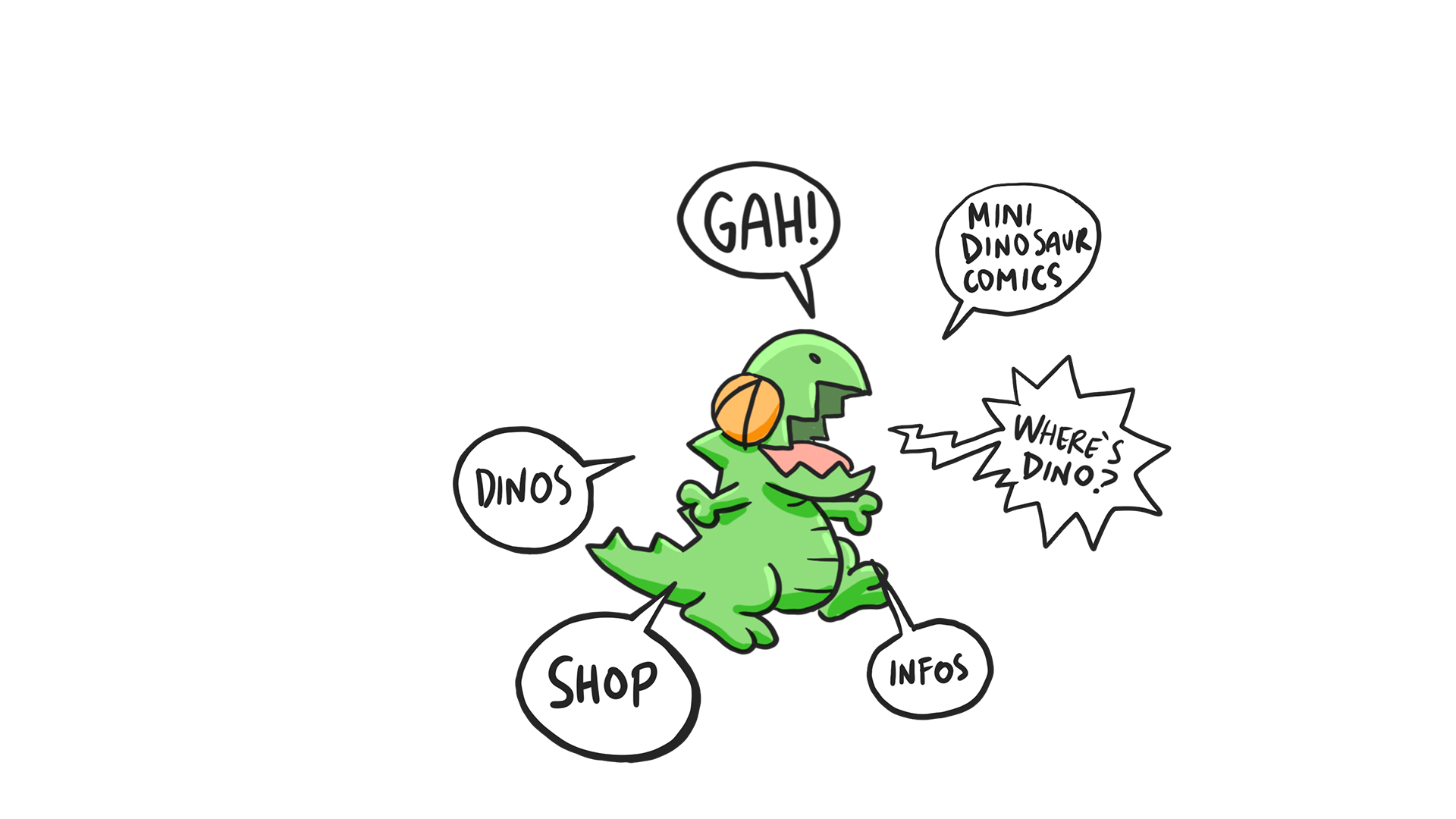 Little Dino speaking
